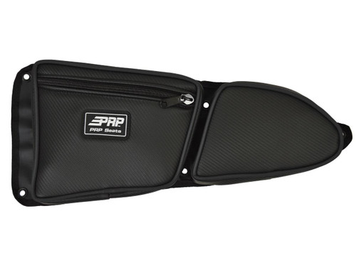 PRP Seats E36-210 - Front Door Bag with Knee Pad for Polaris RZR Driver Side Black