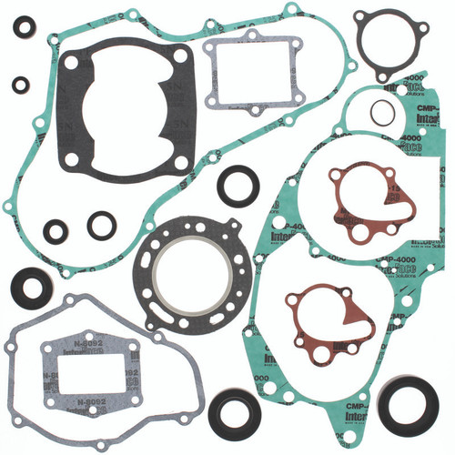 QuadBoss 563997 - 85-86 Honda ATC250R Complete Gasket Set w/ Oil Seal