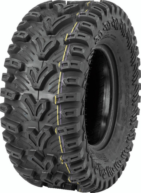 QuadBoss 609340 - QBT448 Utility Tire - 25x10-12 6Ply