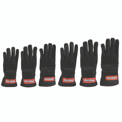 Racequip 3550090RQP - 355 Series 2 Layer Nomex Race Gloves