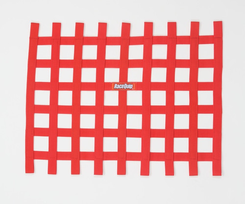 Racequip 721015 - Red Ribbon Window Net