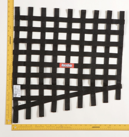 Racequip 729005 - Black Drag 24 To 18 X 23 SFI Rib Net
