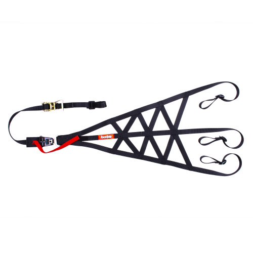 Racequip 828998RQP - Right Side Triangle Roll Cage Net w/Quick Release