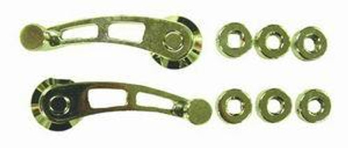 Racing Power Company R8408 - Chrome Alum 4-1/4In Win dow Handle