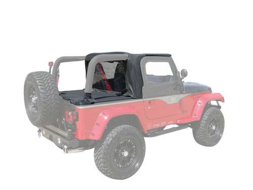 Rampage 994015 - 1997-2002 Jeep Wrangler(TJ) Cab Soft Top And Tonneau Cover - Black Denim