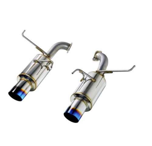 Remark RO-TTVB-R1D - 2022+ Subaru WRX VB Axleback Exhaust - Dual R1 Spec Burnt Stainless
