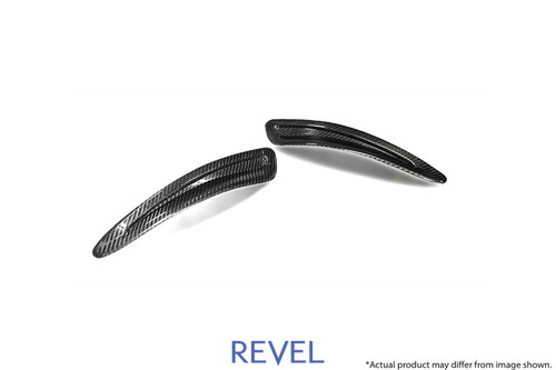 Revel 1TR4GT0AT10 - GT Dry Carbon Hood Duct Cover 2020 Toyota GR Supra - 2 Pieces