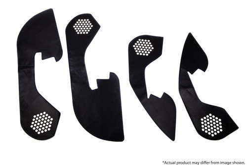 Revel 1TR5GDAS01B - GT Design Kick Panel Cover (Blue Stitch) 16-19 Subaru WRX / WRX STI - 4 Pieces