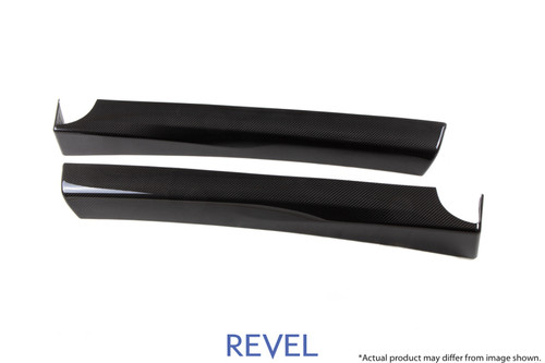 Revel 1TR4GT1AX03 - GT Dry Carbon Door Trim (Front Left & Right) Tesla Model 3 - 2 Pieces