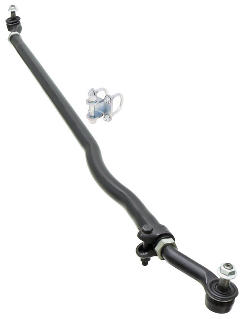 RockJock JK-9704TR - Currectlync Tie Rod 07-18 Wrangler JK Bolt-On 1 1/2 Inch Diameter Tube Construction Forged Tie Rod Ends Includes Jam Nuts And Adjusters  4x4