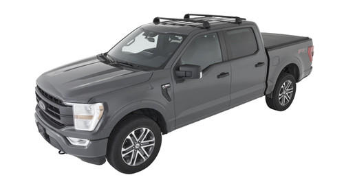 Rhino-Rack RV0648B - 04-08 Ford F150 Supercrew Vortex ROC25 Flush 2 Bar Roof Rack - Black