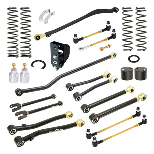 RockJock RJ-JLD001-101 - JL Diesel Pro Edition Suspension System 3.5in Lift