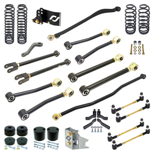 RockJock RJ-JK4DR1-101 - JK 4D Pro Edition Suspension System 4in Lift