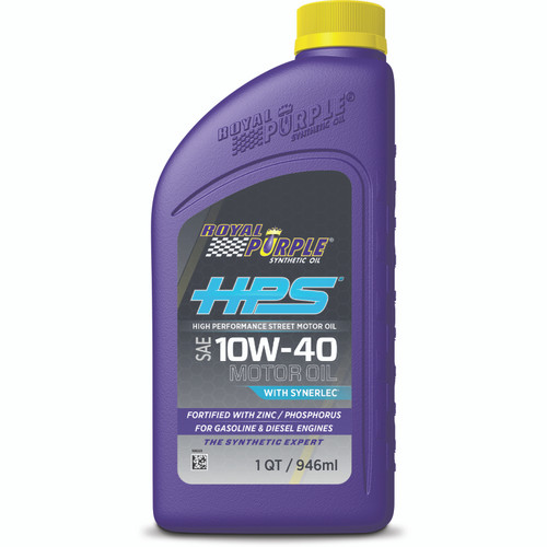 Royal Purple 36140 - HPS Synthetic High Performance Street 10W-40 Motor Oil - 1 Quart