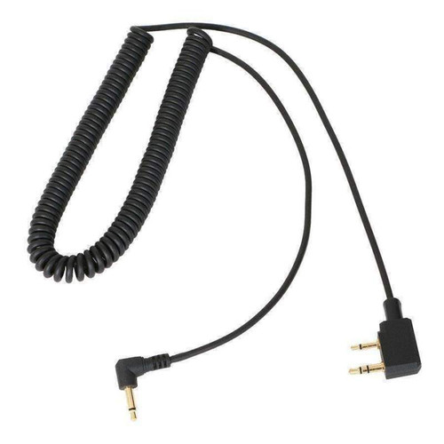 Rugged Radios CC-KEN-LSO - Rugged and Kenwood Radio - Spotter Headset Listen Only Coil Cord