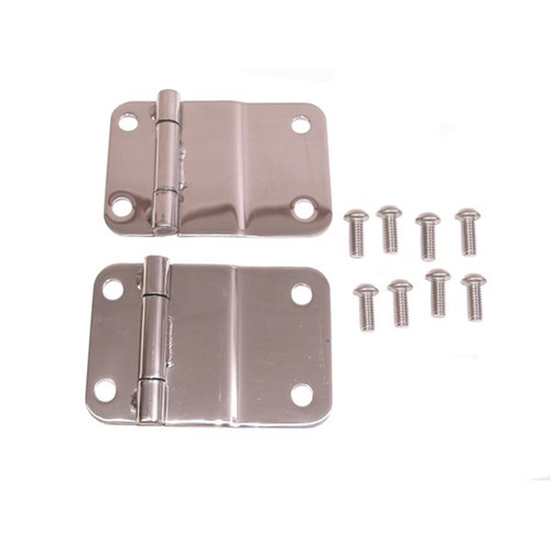 Rugged Ridge 11114.01 - 76-86 Jeep CJ Stainless Steel Tailgate Hinges