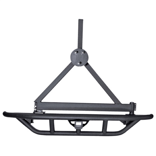 Rugged Ridge 11503.60 - RRC Tire Carrier Black 87-06 Jeep Wrangler