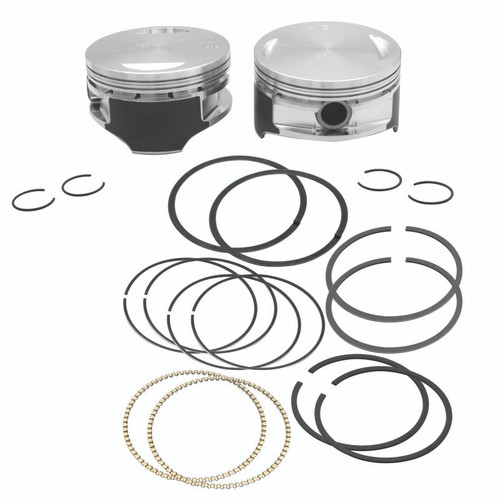 S&S Cycle 92-1211 - 1999+ BT 106in Forged Stroker Pistons - Plus .010in