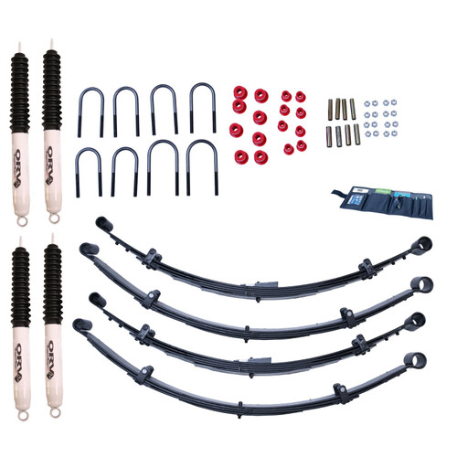 Rugged Ridge 18415.20 - 2.5in Lift Kit with Shocks 87-95 Jeep Wrangler Jeep Wrangler YJ