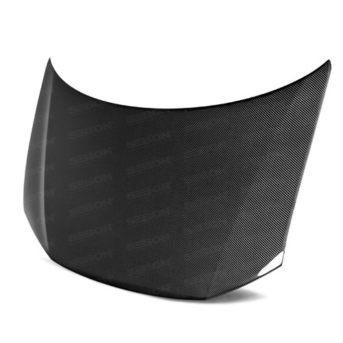 Seibon HD1213HDCV4D-OE - 12-13 Honda Civic 4Dr OEM-Style Carbon Fiber Hood (4Dr Only)