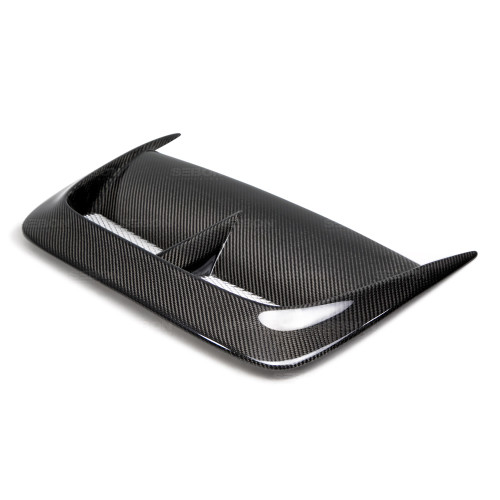 Seibon HDS0405SBIMP-CW - 04-05 Subaru WRX/STi CW Carbon Fiber Hood Scoop - Only Fits OEM Hoods (Not  Hoods)