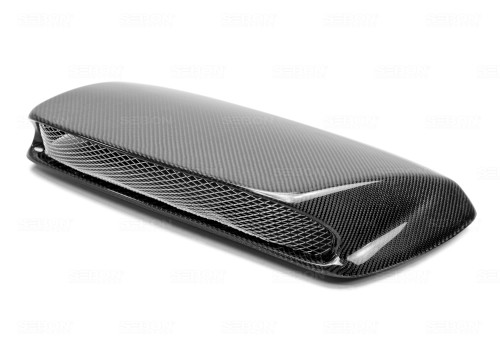 Seibon HDS0203SBIMP-STI - 02-03 Subaru WRX STi Carbon Fiber Hood Scoop - Only Fits OEM Hoods (Not  Hoods)