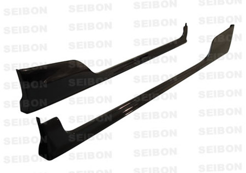 Seibon SS0204HDCVSI-TR - 02-04 Honda Civic SI TR Style Carbon Fiber Side Skirts