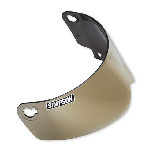 Simpson Motorcycle 89206MA - Outlaw Bandit Helmet Optional Shield - Gold Mirror - XS/S