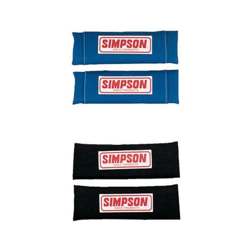 Simpson Safety 23020BK - Simpson Racing Nomex® Harness Pads