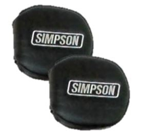 Simpson Safety 2021G - Simpson Racing YXZ Door Latch Pads Black/Grey (pair)