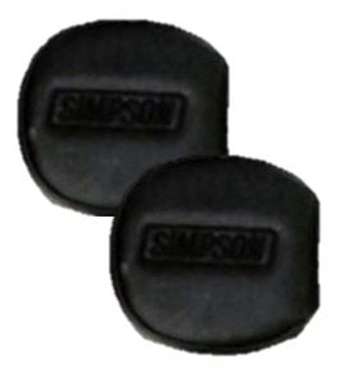 Simpson Safety 2021K - Simpson Racing YXZ Door Latch Pads Black/Black (pair)