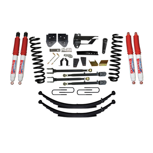 Skyjacker F17852KS-N - Suspension Lift Kit w/Shock 8.5 Inch Lift Incl. Front Coil Springs Rear Leaf Springs Adjustable 4-Links Nitro 8000 Shocks 17-19 Ford F-250/ F-350 Super Duty Diesel