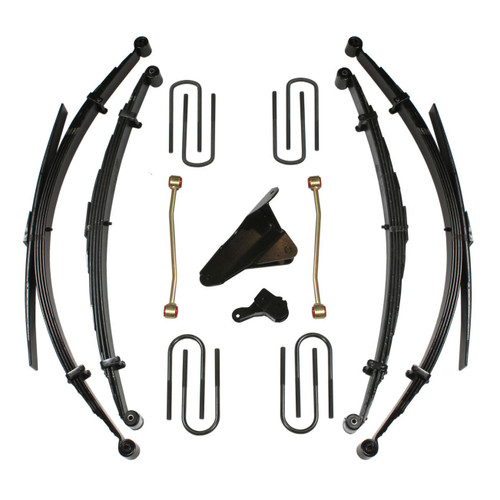 Skyjacker FE60MKS - Lift Kit 6 Inch Lift 00-05 Ford Excursion Includes Front/Rear Leaf Springs Track Bar Brackets Front/Rear U Bolt Kits Spring Bushings Sway Bar Links
