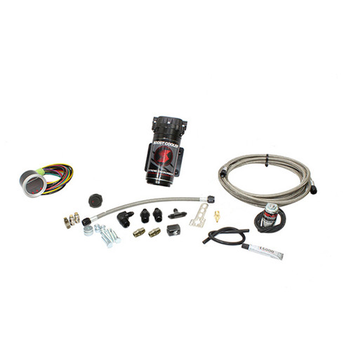 Snow Performance SNO-450-BRD-T - Stg 2 Boost Cooler Water Inj Kit TD Univ. (SS Brded Line and 4AN Fittings) w/o Tank