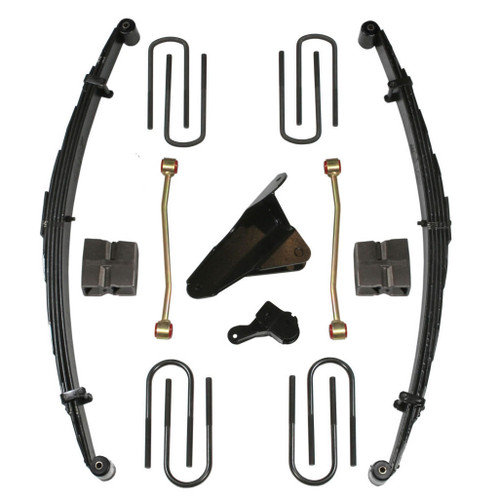 Skyjacker FE65MK - Lift Kit 6 Inch Lift 00-05 Ford Excursion Includes Front Leaf Springs Track Bar Brackets Front/Rear U Bolt Kits Spring Bushing Kit Rear Block Sway Bar End Links