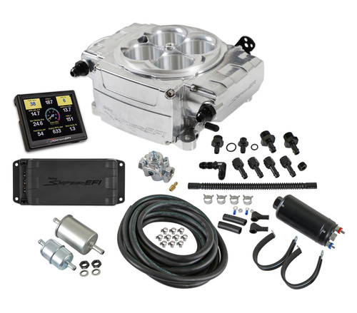 Sniper 550-510-3PK - Holley  2 EFI - Shiny