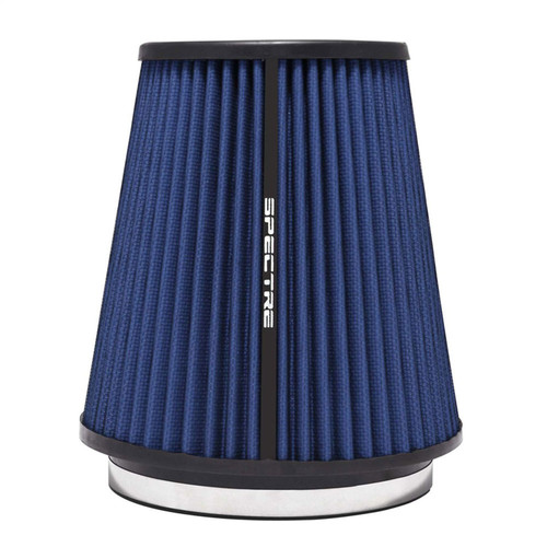 Spectre HPR9891B - HPR Conical Air Filter 6in. Flange ID / 7.719in. Base OD / 8.5in. Tall - Blue