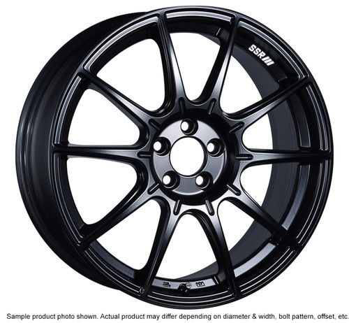 SSR XA17800+4505CMB - GTX01 17x8 5x100 45mm Offset Flat Black Wheel
