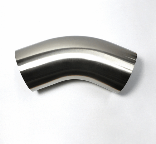 Stainless Bros 601-10226-4100 - 4in Diameter 1D / 4in CLR 45 Degree Bend Leg Mandrel Bend