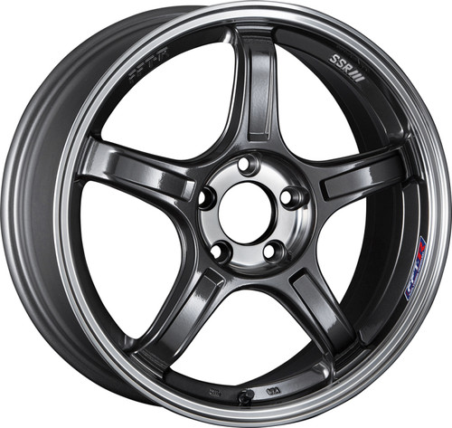 SSR XC18750+4805CGM - GTX03 18x7.5 5x100 48mm Offset Black Graphite Wheel