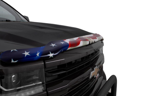 Stampede 2060-30 - 19-21 Chevy Silverado 1500 Specialty Vigilante Premium Hood Protector - Flag