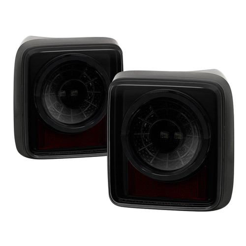 Spyder 5086464 - 19-20 Jeep Wrangler - Full LED Tail Lights - Seq Turn Sign - Black Smoke ALT-YD-JW19-SEQ-BSM