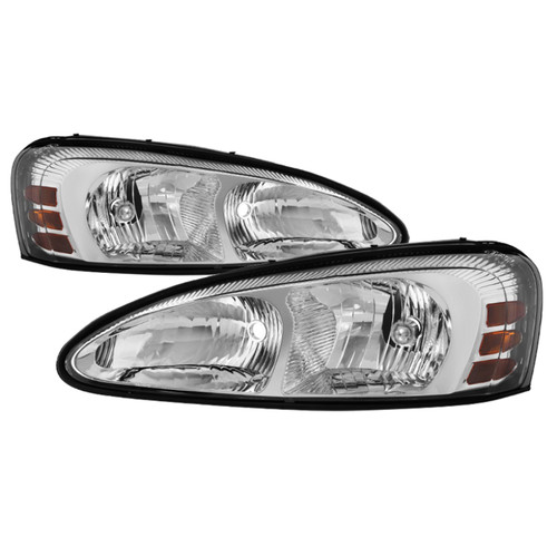 Spyder 9023651 - Xtune Pontiac Grand Prix 04-08 Crystal Headlights Chrome HD-JH-PGPRIX04-AM-C