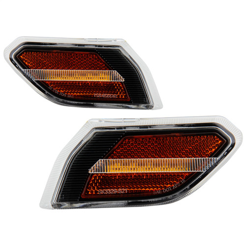 Spyder 5087836 - Jeep Wrangler 19-20 LED Side Marker Lights - Black (SML-YD-JW19-LED-BK)
