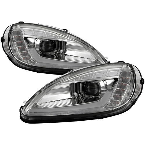 Spyder 5087942 - Apex Series 05-13 Chevrolet C6 Corvette Hi Powered LED Module Headlights