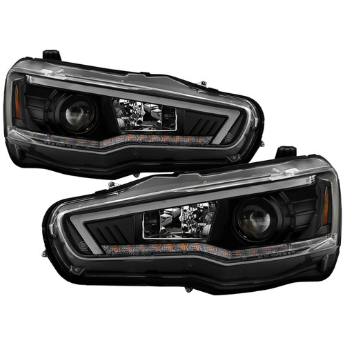 Spyder 5088116 - ( Signature) Projector Headlights - Sequential LED Turn Signal - Black