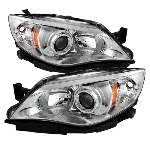 Spyder 9028274 - Xtune Subaru Impreza Wrx 08-14 Halogen Models Only Headlights Chrome HD-JH-SI08-AM-C