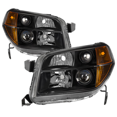 Spyder 9035340 - xTune Honda Pilot 06-08 OEM Style Headlights - Black HD-JH-HPIL06-AM-BK