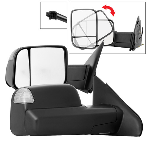 Spyder 9939860 - xTune Dodge Ram 02-09 G2 Manual Extendable / Manual Heated Mirror - MIR-DRAM02S-G2-MA-SET