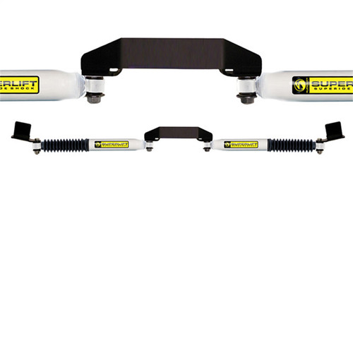 Superlift 92693 - 05-07 Ford F-250/350 4WD Dual Steering Stabilizer Kit - SR (Hydraulic)